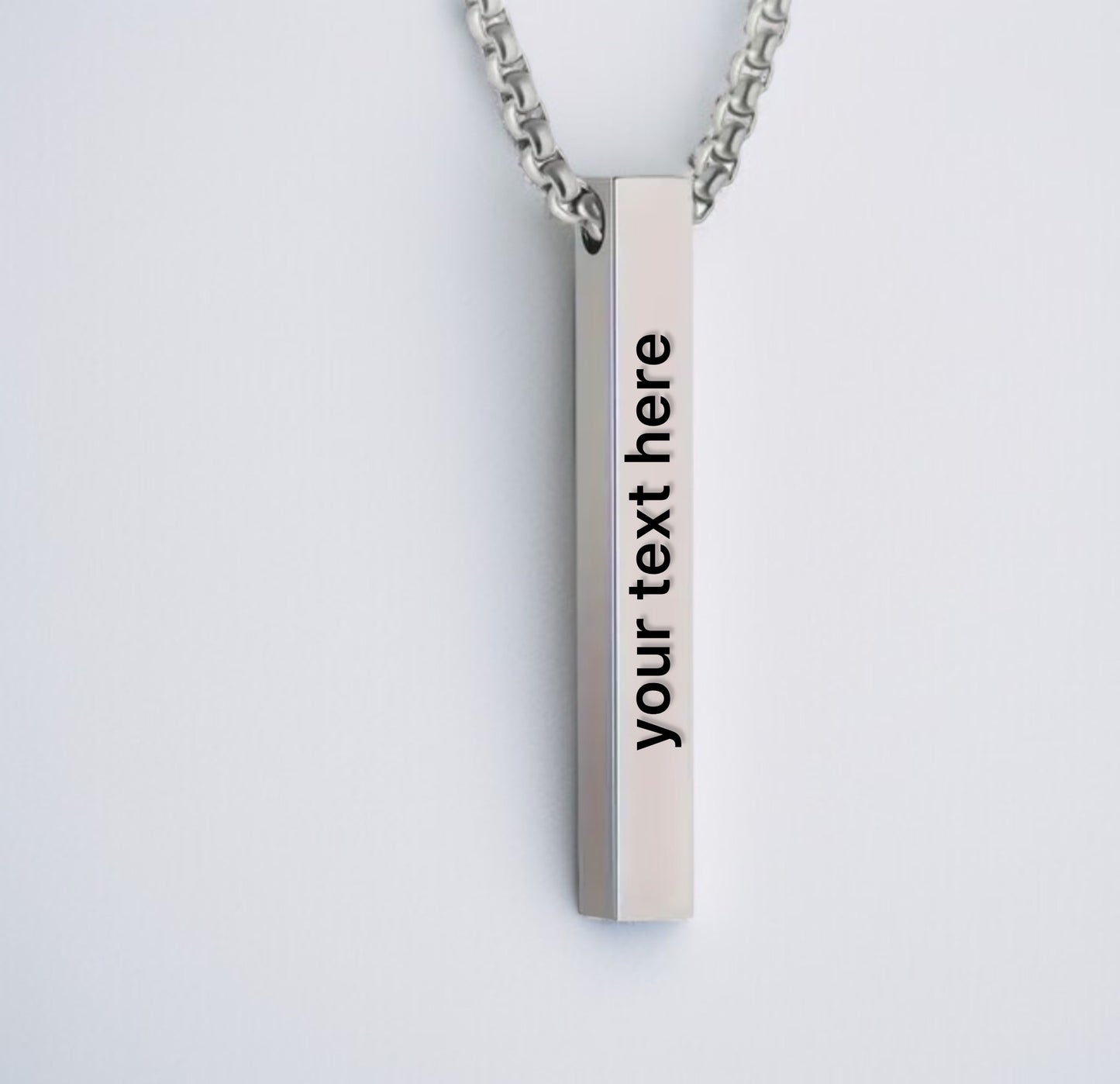 Personalized Bar Necklace