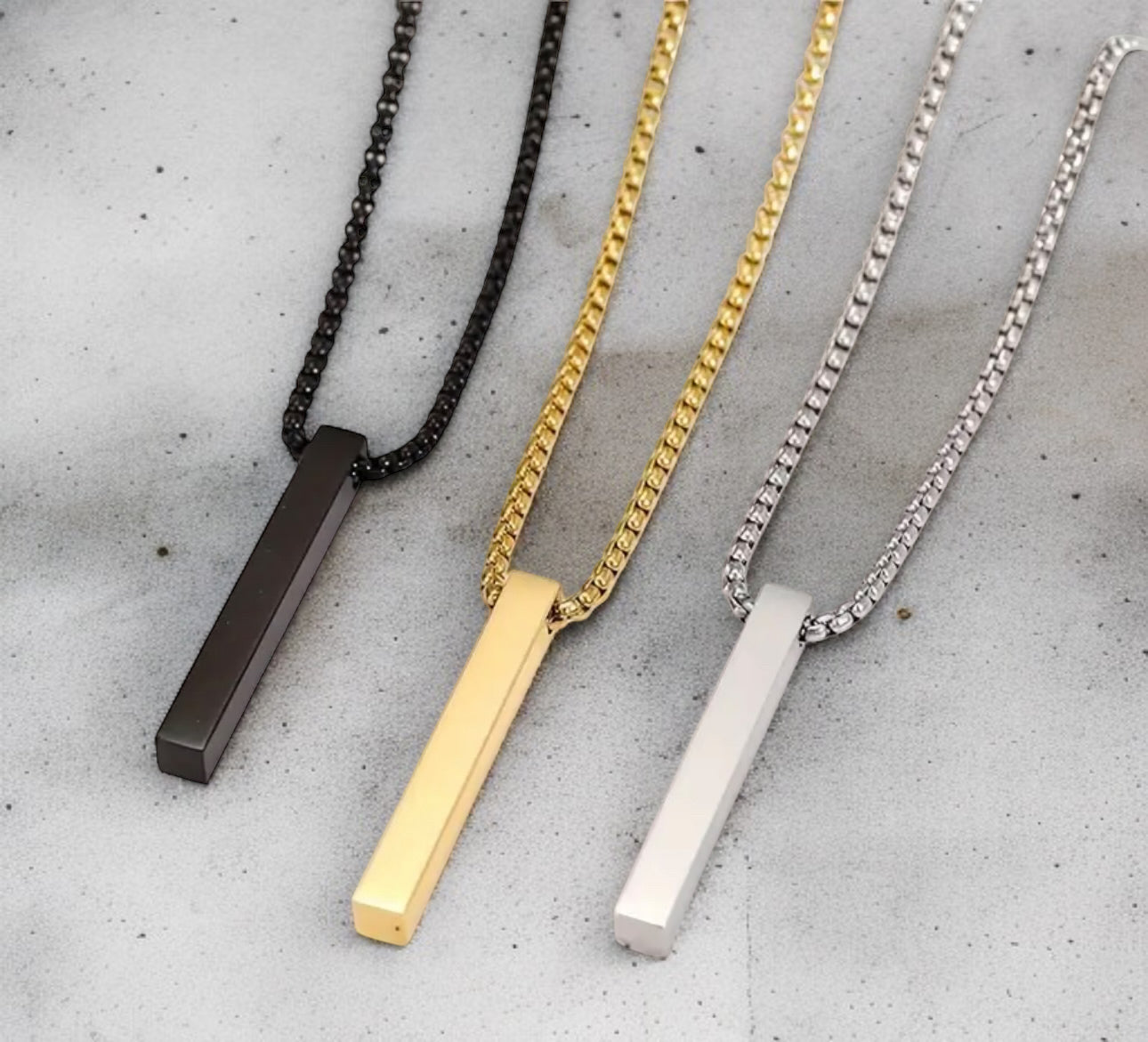 Personalized Bar Necklace
