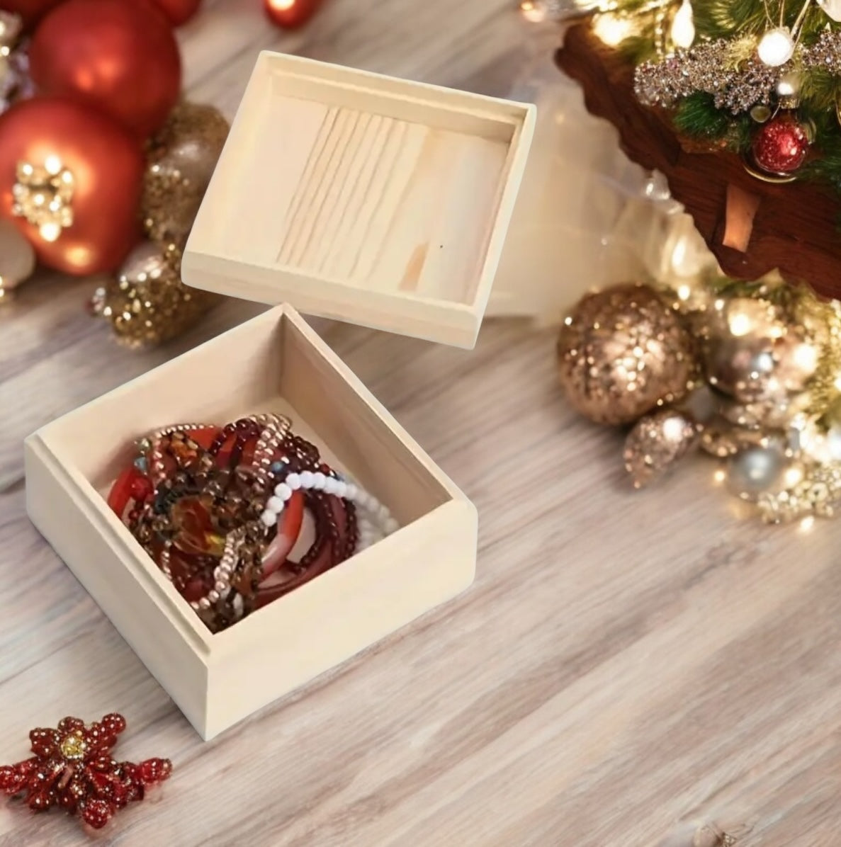 Personalised Wooden Jewellery Box