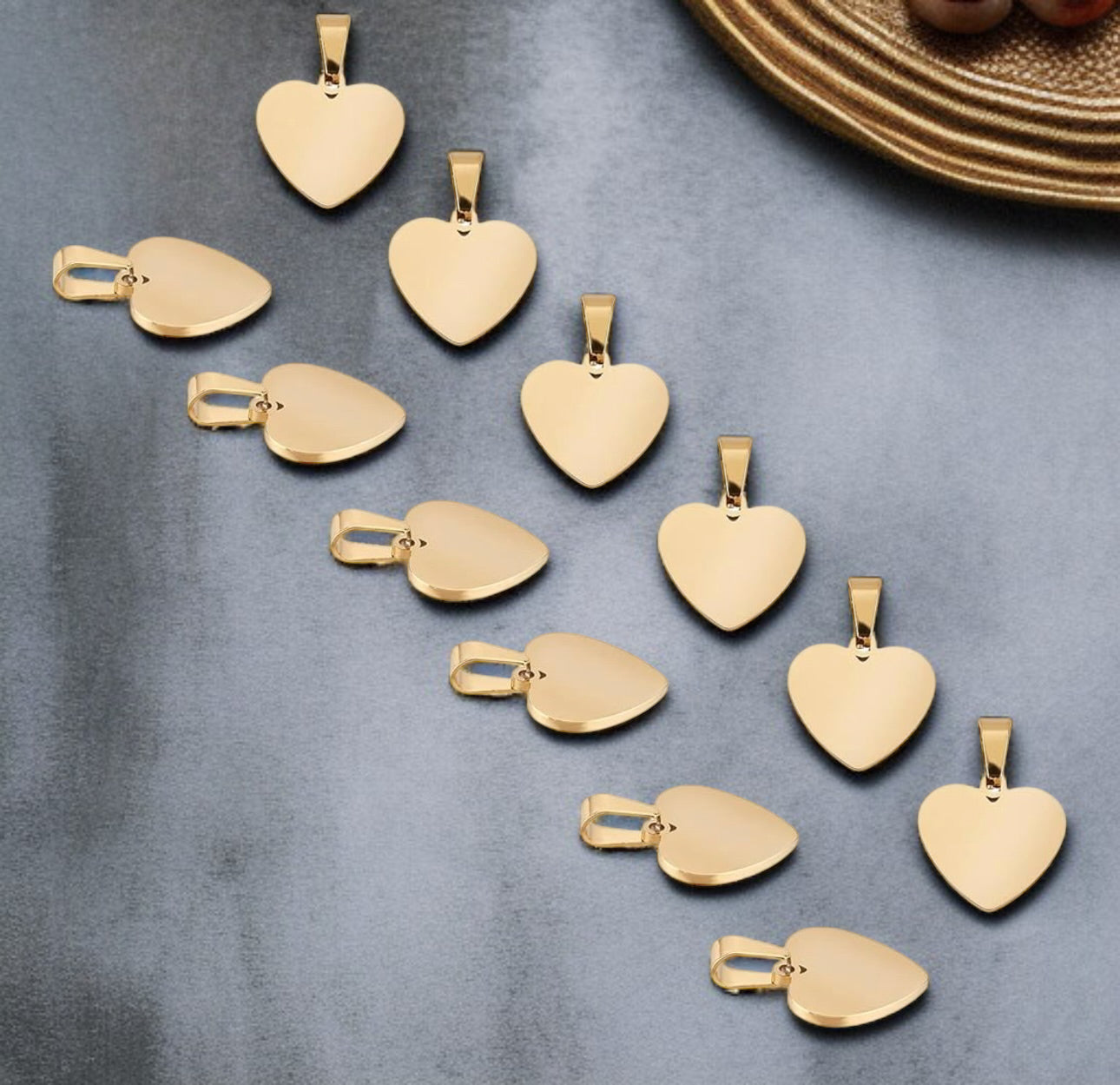 Heart Engraved Pendant